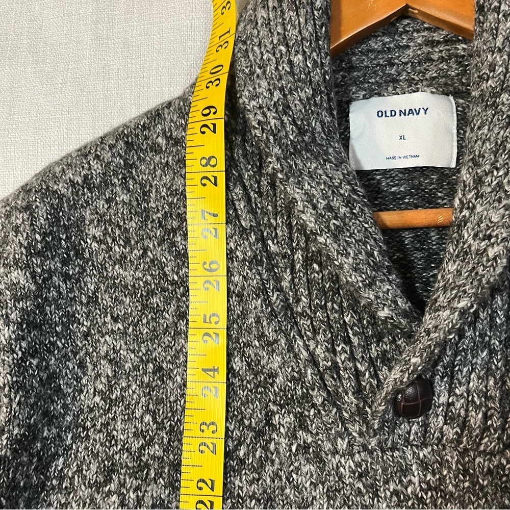 Old Mavy Men’s Cotton Gray Knit Thick Sweater Office Carrier Size XL NWT - Picture 11 of 11